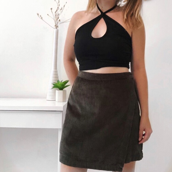 Abercrombie & Fitch Dresses & Skirts - Velvet Wrap Skirt
